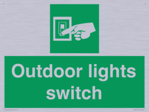 Outdoor lights switch